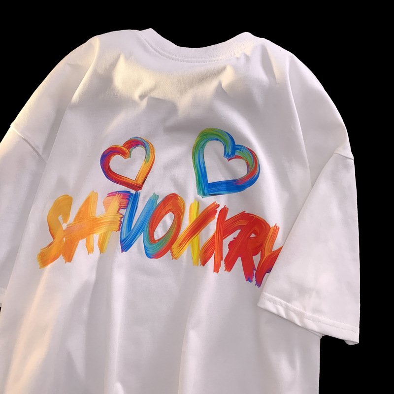 拼接涂鸦t恤图片