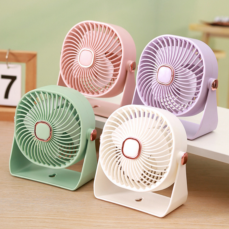 2024新款台式风扇 桌面usb充电三档大风力挂式电风扇跨境礼品