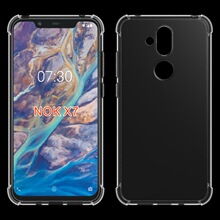 TPU适用诺基亚Nokia X7/Nokia 8.1手机壳保护套阿尔法四角防摔套