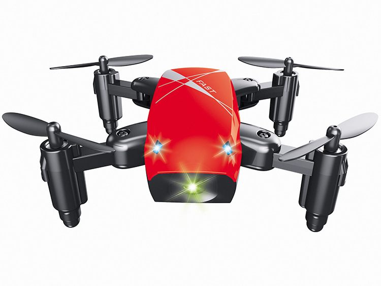 Cross-Border Mini Folding Remote Control Aircraft HD Aerial Photography Drone Children's Four-Axis Aircraft Fixed Height Light Toy