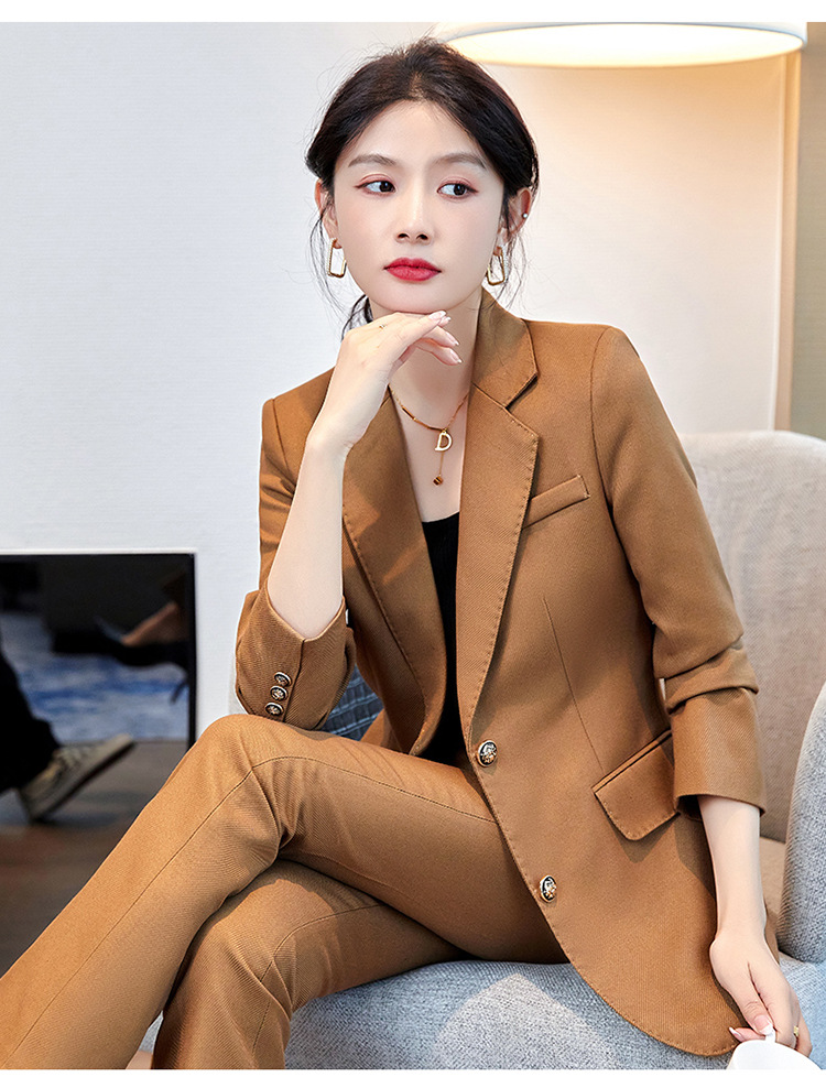 高端西装套装女秋冬休闲气质女神范时尚职业西服高级感正装两件套