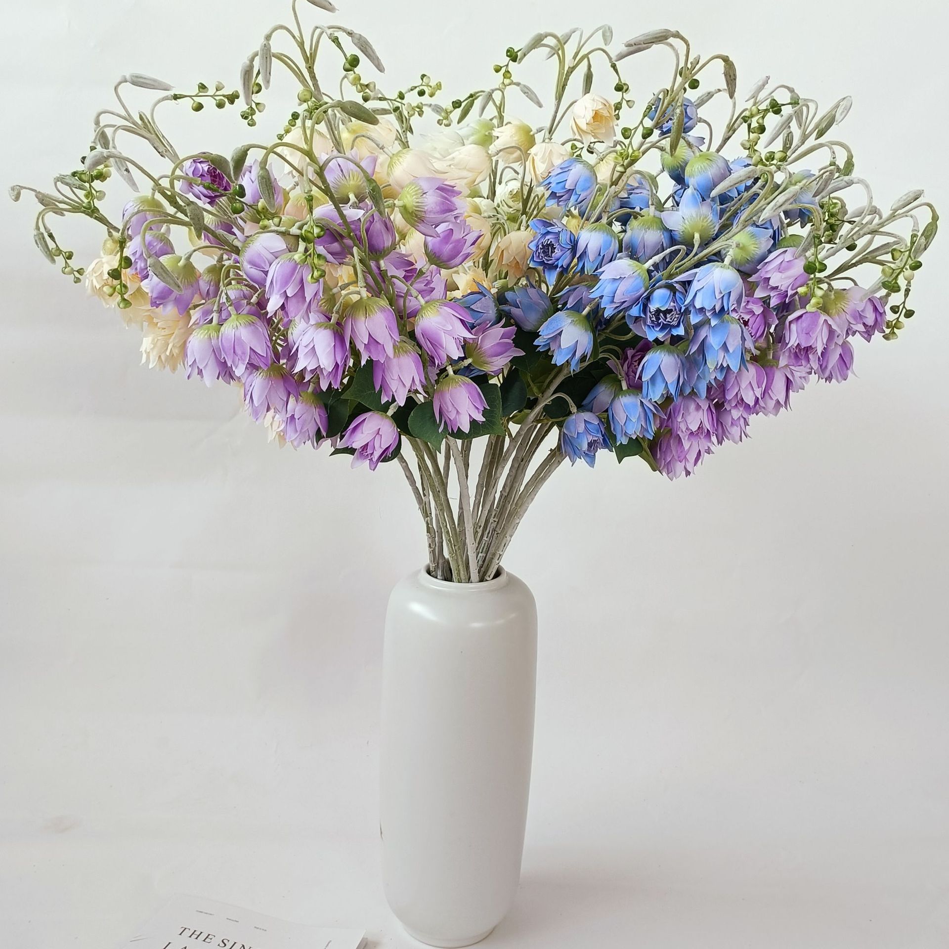 仿真花风铃花凤尾兰 婚礼布置装饰客厅摆件插花婚庆路引绢花假花