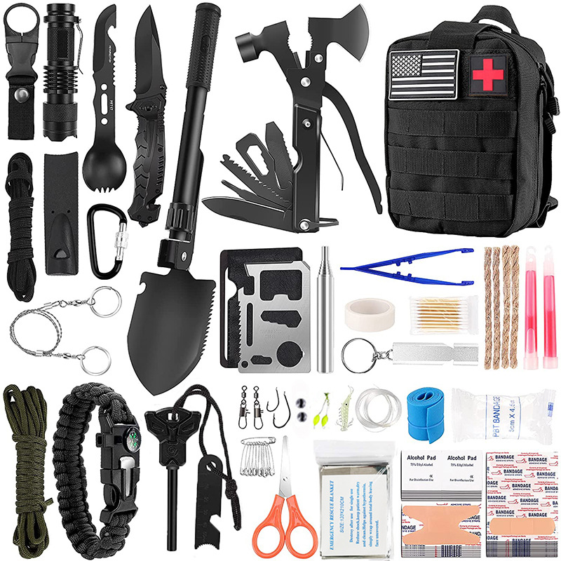 Outdoor Camping Equipment Camping Survival Tool Set Emergency Survival Kit Multifunctional Outdoor Survival Supplies