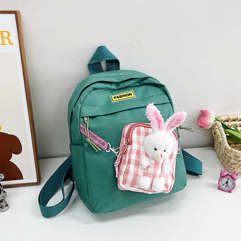 Princess Girls' Backpack Cute Fashion Rabbit Kindergarten Backpack Baby's Backpack Koreanstyle Backpack