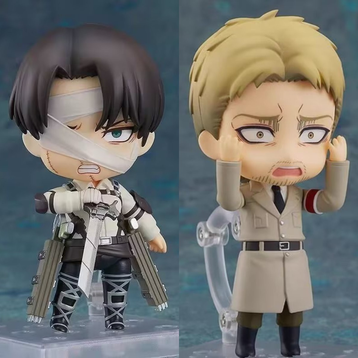 赛丽亚进击的巨人利威尔2002#q版粘土关节可动1893#莱纳 布朗手办