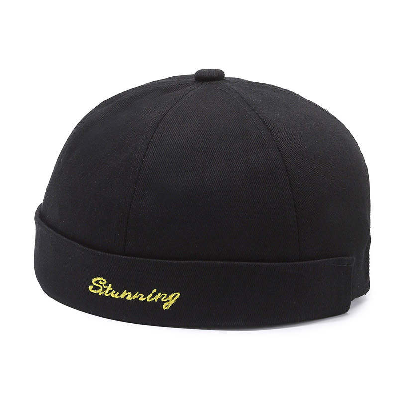 Cross-Border Chinese Landlord Hat Men's Breathable Sun-Proof Brimless Hip Hop Hat Riding Travel Japanese Landlord Hat Fashion Cool