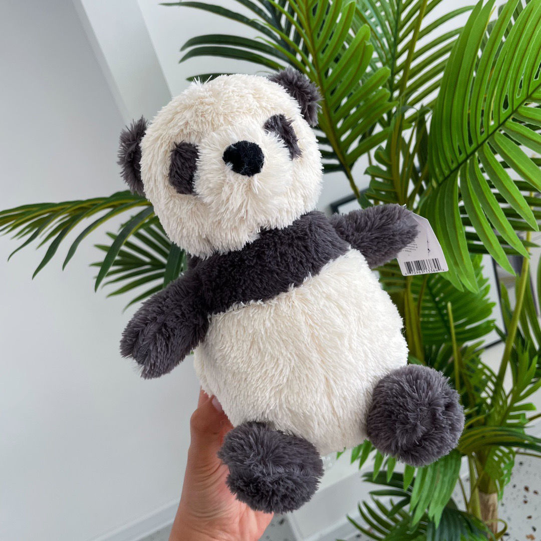 出口英国jellycat花生熊猫毛绒公仔玩具安抚玩偶送女-