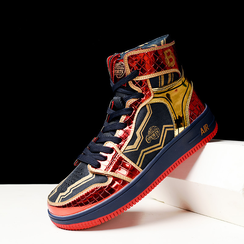 aj漫威毒液联名限量版蜘蛛侠aj1莆田高帮男鞋子韩版潮流百搭板鞋