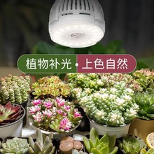 三思植物灯补光灯led小太阳灯全光谱绿植生长灯室内上色e27灯泡冷