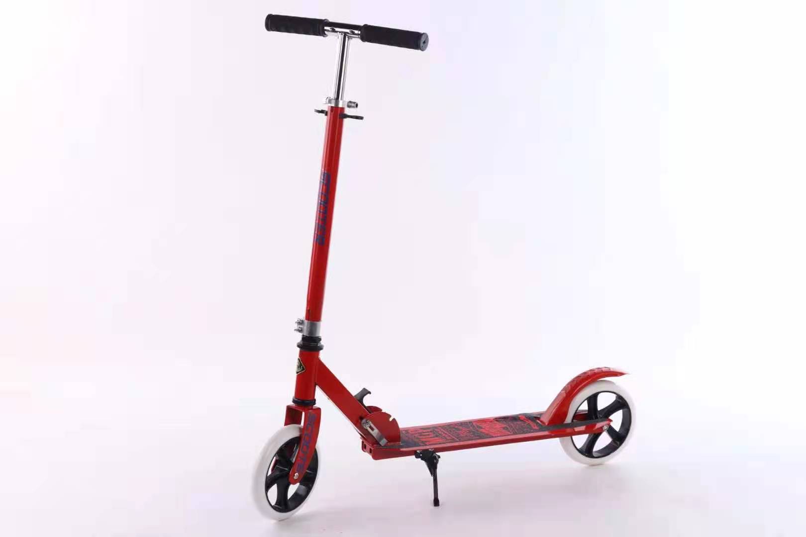 新成人滑板车两轮城市上班代步车 便携可折叠大轮踏板车可代发