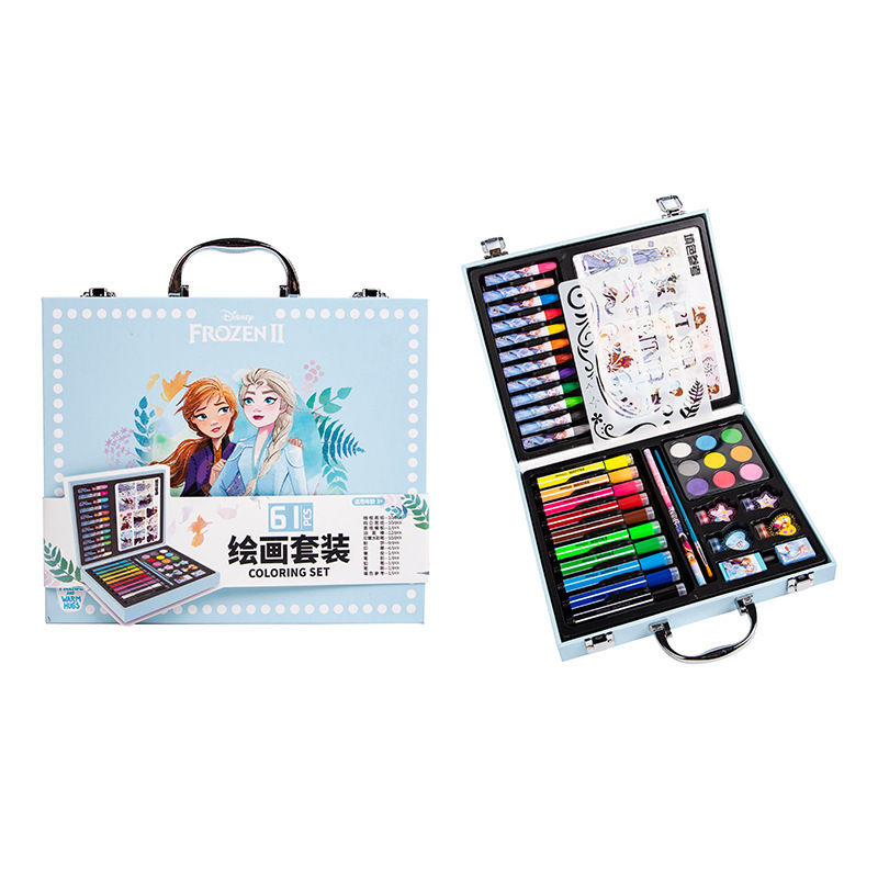 正品美劳派水彩笔美术套装60/82/70件水彩笔蜡笔文具套装礼盒批发