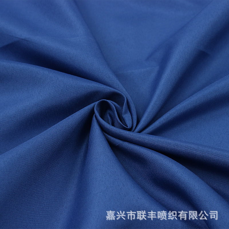 吴江盛泽零卖宝蓝全涤190t春亚纺碰击布 雨伞帐篷服装箱包里料