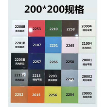 200x200黑白灰彩色亮哑光瓷片厨卫阳台砖北欧釉面纯色瓷片