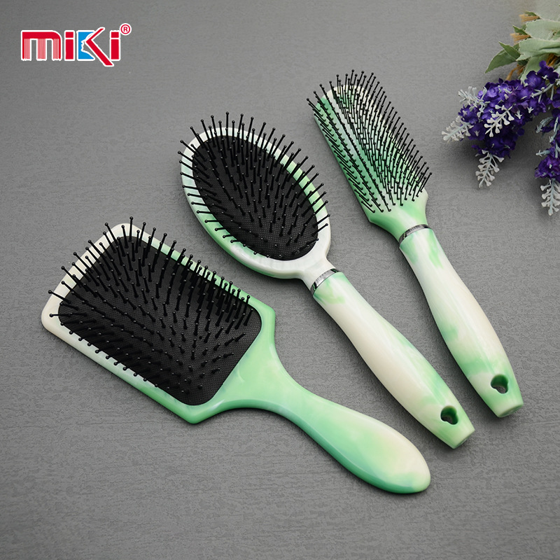 wholesale hair curling comb household flat comb fashion hairdressing comb airbag comb vent comb cute inner buckle shape rolling comb