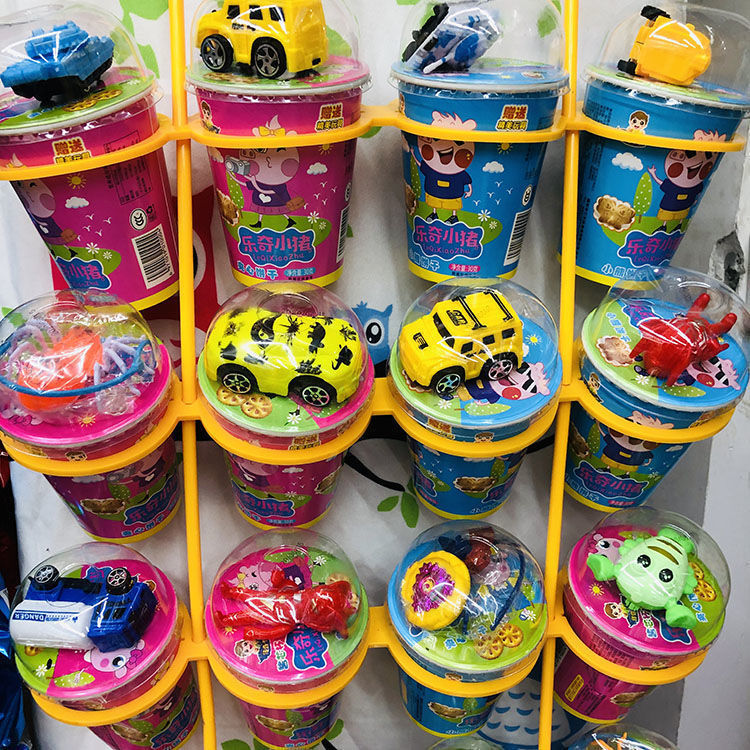 【新日期】魔法杯蛋卷饼干玩具小孩儿童休闲零食小吃批发整箱