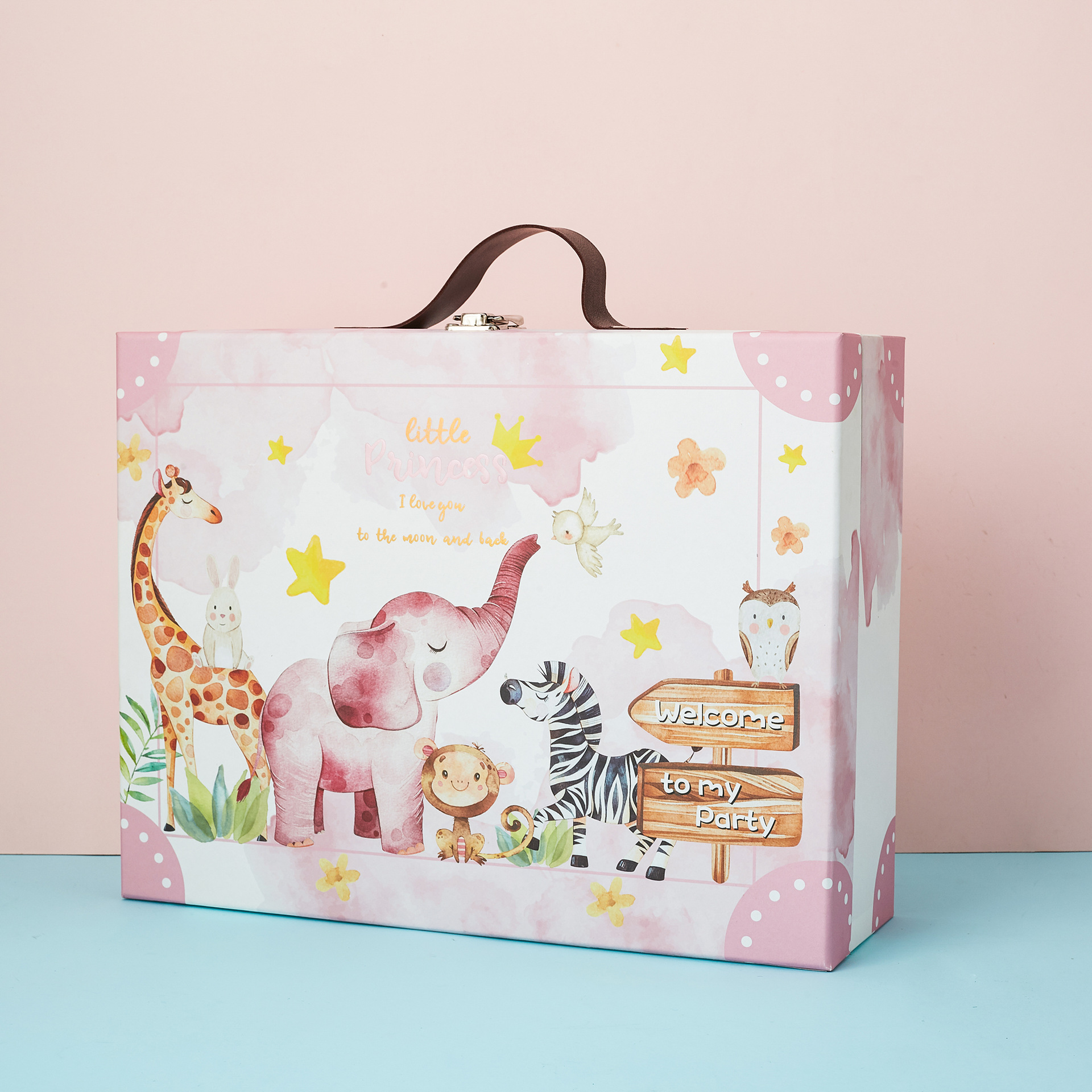 儿童生日礼盒新生儿包装盒满月礼物盒婴儿礼品盒被子礼盒空盒