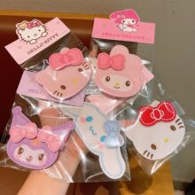 hello kitty猫魔术贴可爱三丽鸥碎发整理发帖少女心刺绣刘海发帖