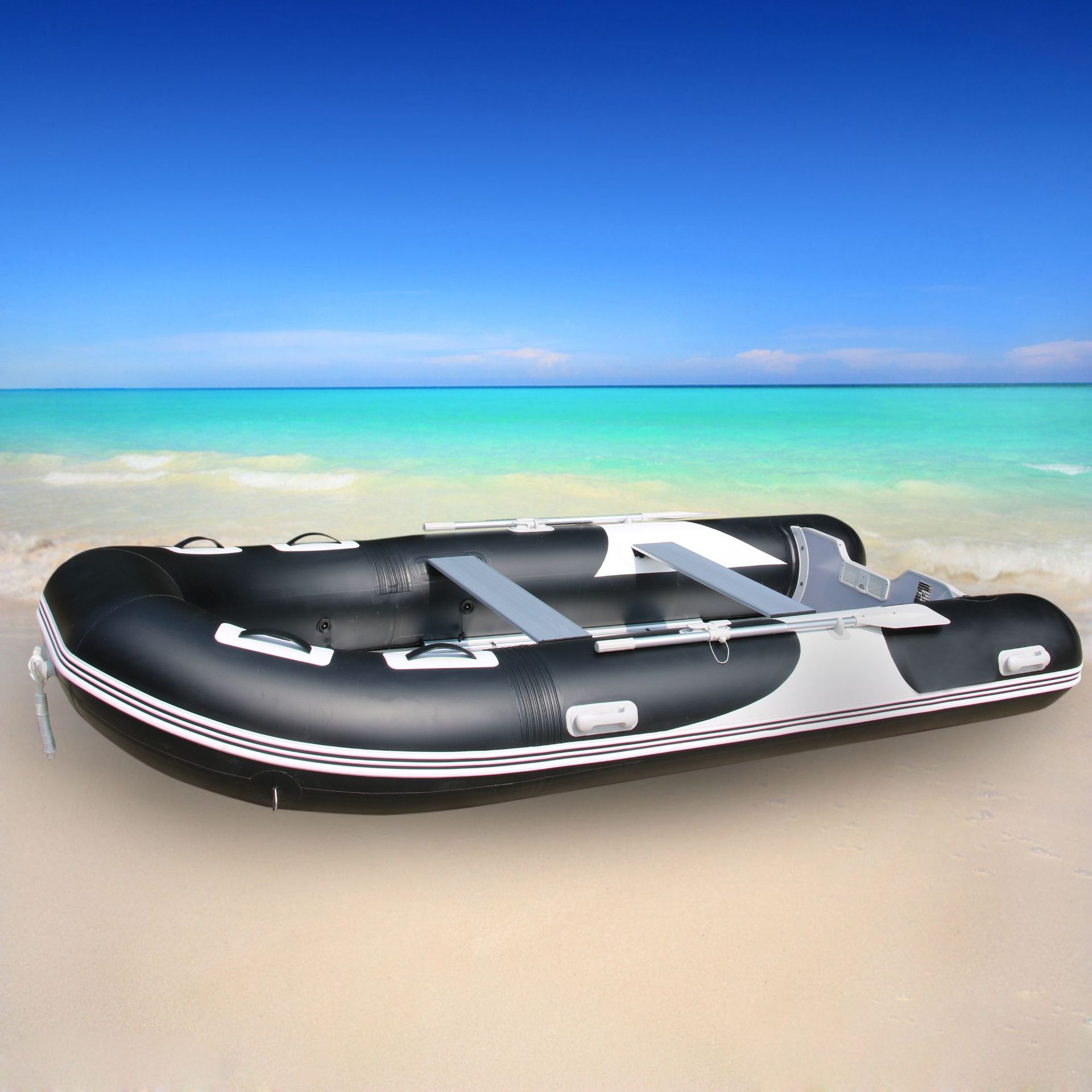 源头厂家抗洪防汛橡皮艇定制充气运动艇加厚救生艇