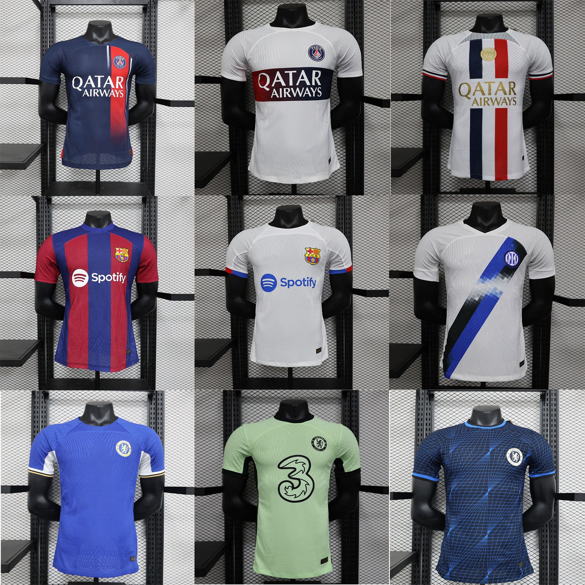 23-24足球服男球员版巴黎阿森纳皇马拜仁巴塞利物浦ac