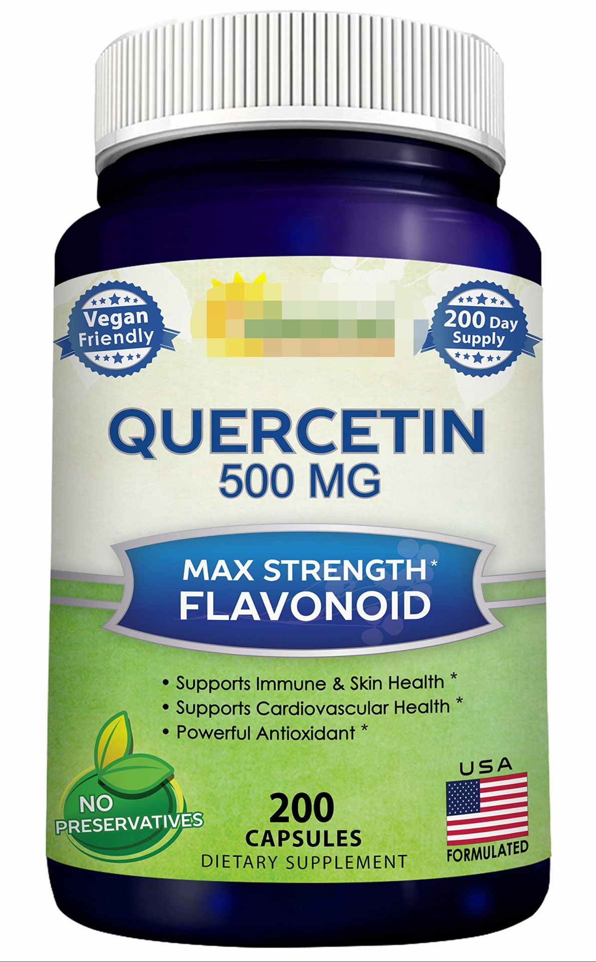 quercetin 槲皮素胶囊 非asquared nutrition 亚马逊一件代发