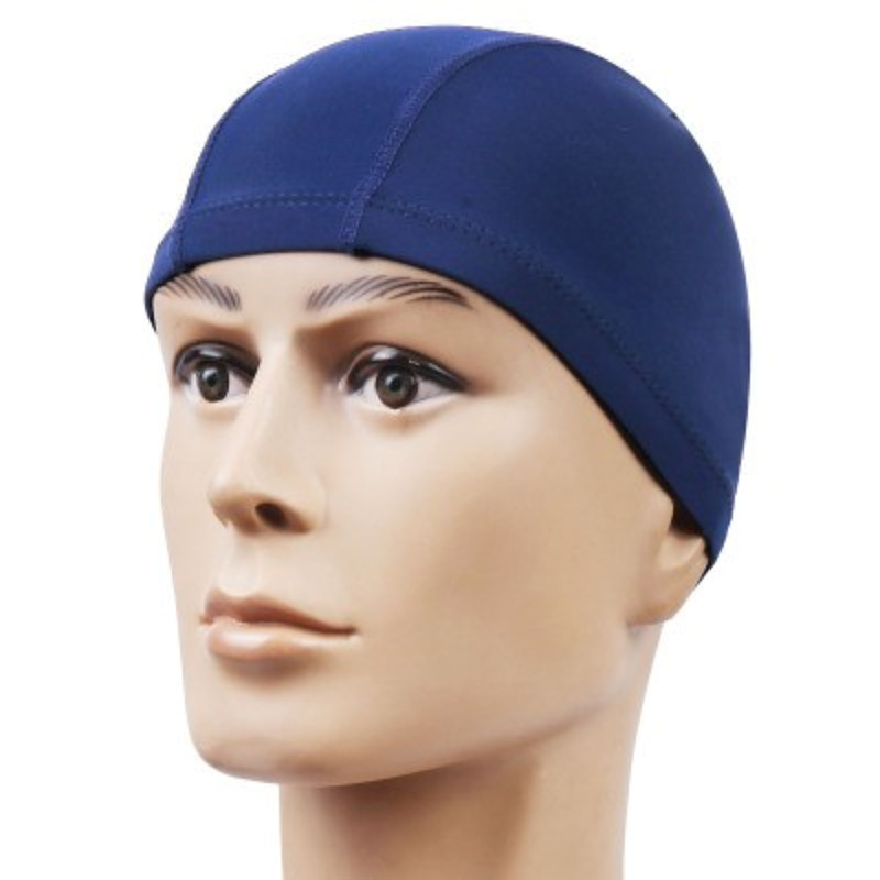 Swimming Pool Cloth Swim Cap Adult Four-Needle Six-Line Unisex Large Swimming Swimming Cap with Paper Card Equipment Wholesale