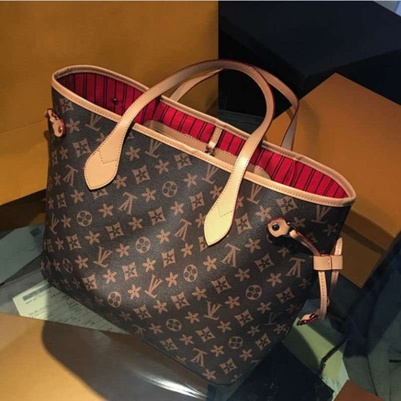 2021新款logo mlv女包女士购物袋真皮托特包单肩包休闲单肩手提包