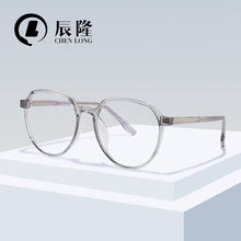 透明TR90眼镜框3C103复古防蓝光素颜平光镜男女近视眼镜插针CAP