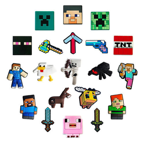 史莱克立体耳朵洞洞鞋配饰jibbitz鞋扣洞洞鞋diy鞋配件