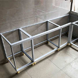 橱柜铝合金框架橱柜铝合金加厚防水浴室框架厨房家装条配件设计