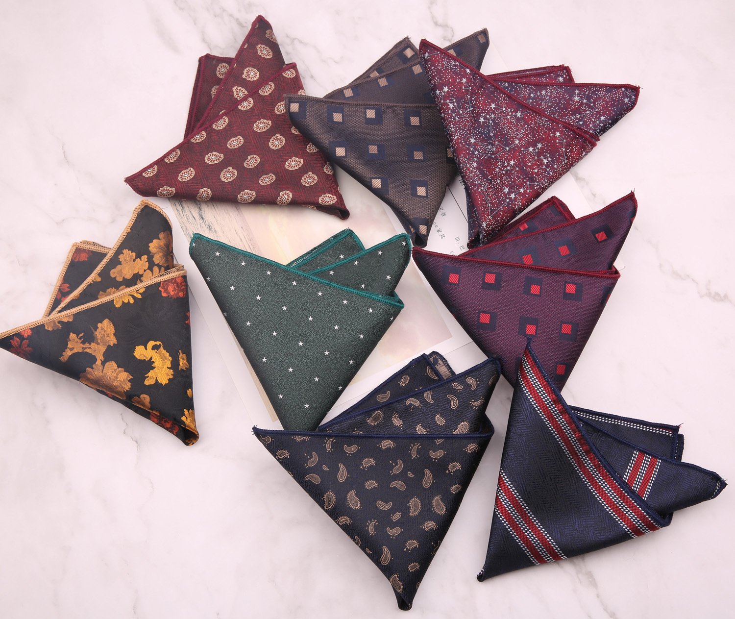 男士正装商务西装口袋巾外贸款英伦复古小方巾婚礼胸巾西服袋巾