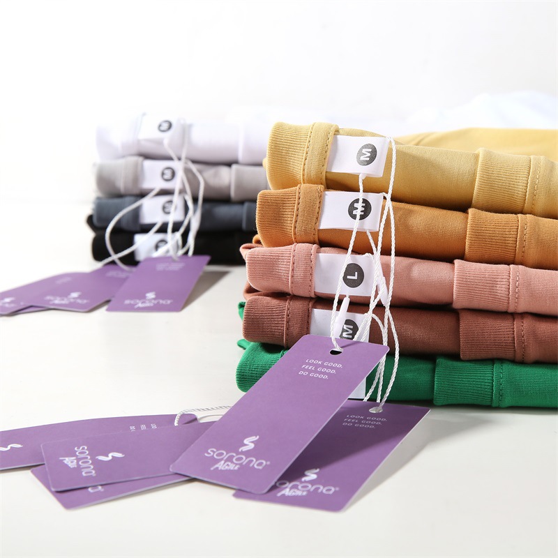 杜邦sorona索罗纳落肩t恤马卡龙色系ins炸街潮牌凉感冰丝速干圆领