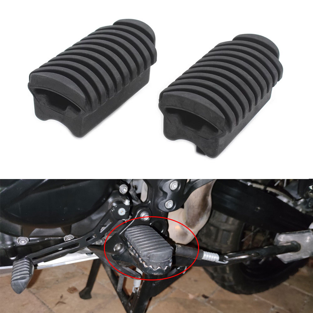 适用于宝马f650gs f700gs f800gs驾驶员前脚踏板橡胶套改装配件