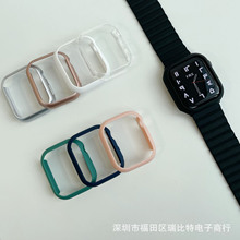 适用于applewatch89保护套苹果手表iwatch7代SE654保护壳半包硬壳