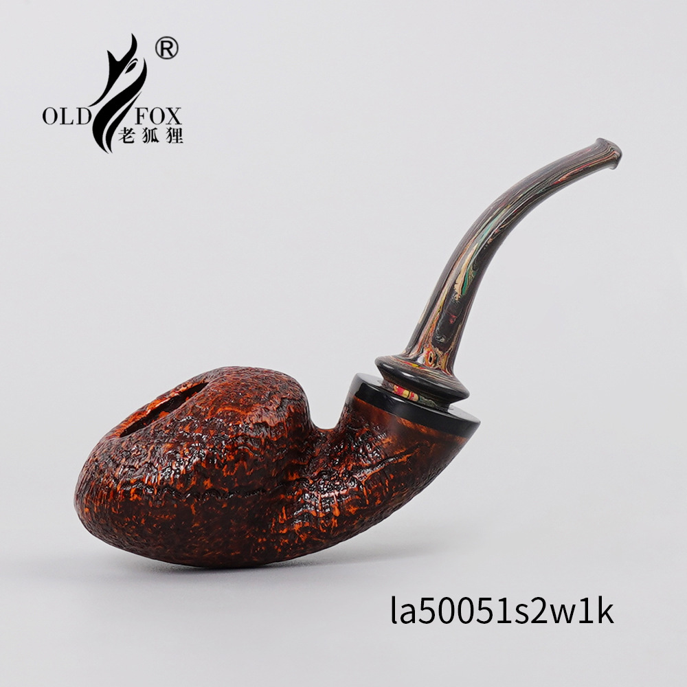 old fox-老狐狸石楠木烟斗烟具厂家货源大气室空腔实木烟斗代发