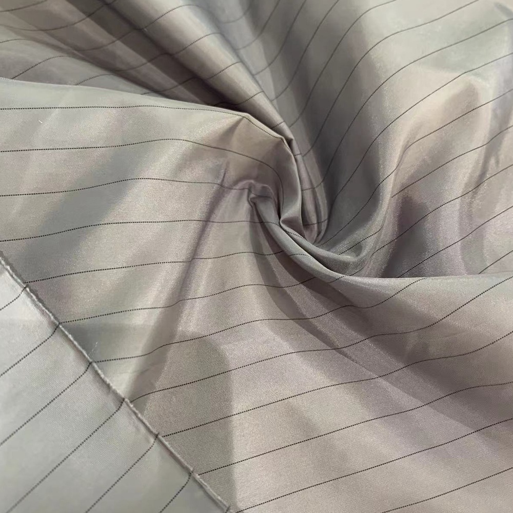 条纹防静电塔夫绸