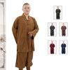 Autumn and winter Fur Xiaogua Sengfu keep warm thickening Duangua men and women Buddhist monk clothes Monk Robes