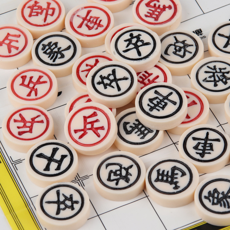 689麻将象棋休闲益智棋牌象棋棋子直径28mm单盒