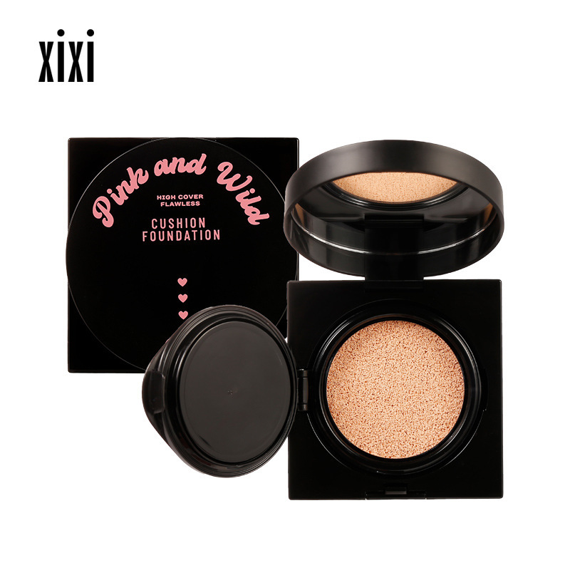 Xixi Pink Desire and Wild Oil Control Air Cushion Powder Fine and Glossy Clothing Patch Concealer Clear Fake Plain Face Belt Refill