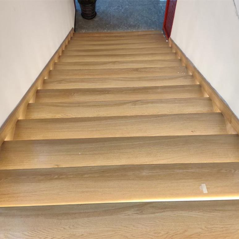 定制公寓别墅复式楼梯踏板檀木樱桃木黑胡桃石晶楼梯踏步尺寸定制