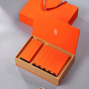 茶园糖果色6盒装空礼盒武夷岩茶大红袍肉桂高档茶叶礼盒空盒