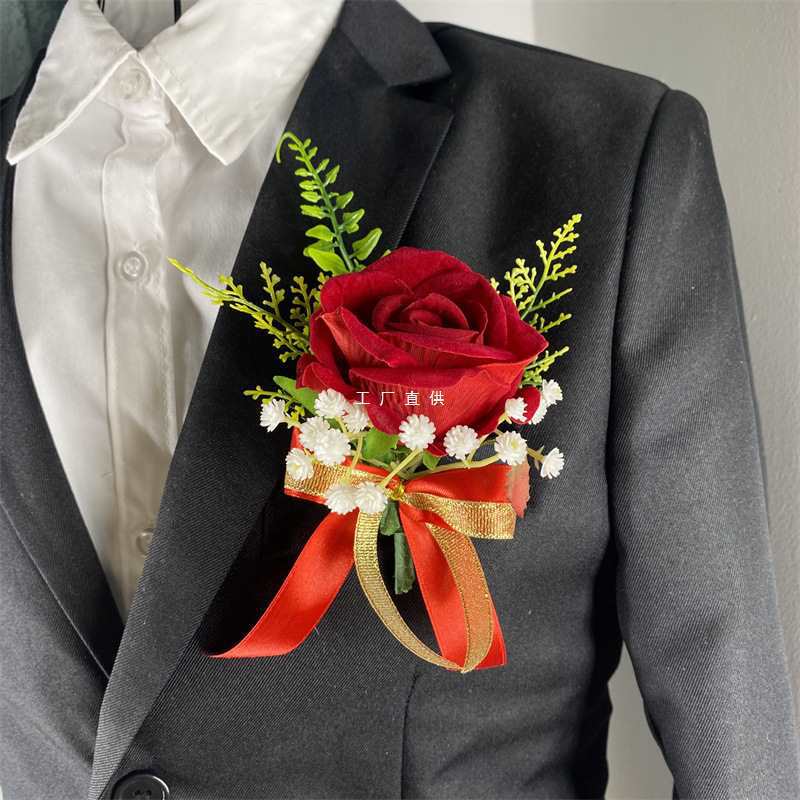 个性结婚礼胸花