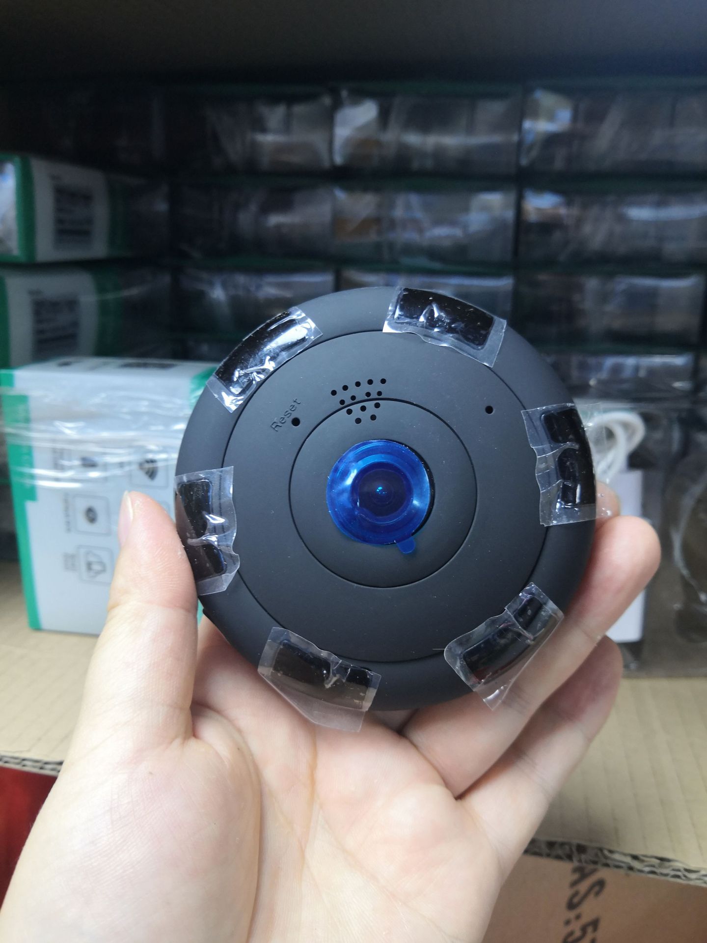 v380pro智能摄像头无线全景摄像机360大角度wifi camera