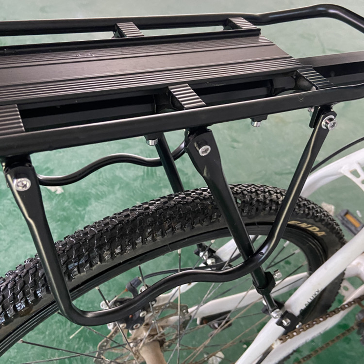 山地车后衣架自行车后货架铝合金衣架快拆货尾架后座可载人铝衣架