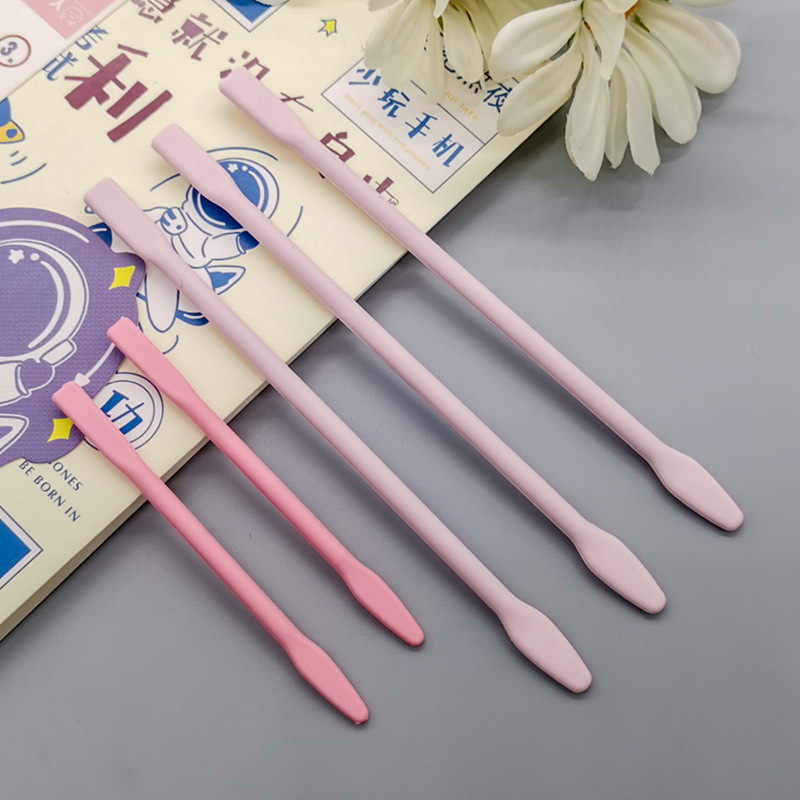 硅胶面膜棒搅拌棒 面膜调膜棒不锈钢芯美容美妆工具 现货