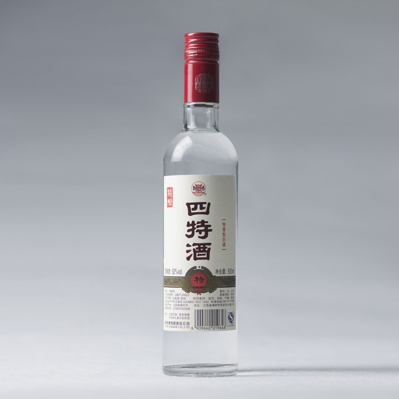 四特酒52度 四特精酿 光瓶 500ml*1瓶/2瓶 特香型白酒 纯粮酿造