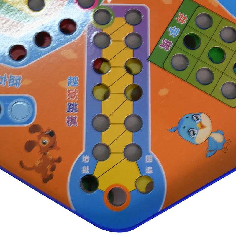 7合1亚克力跳棋,有传统跳棋,星球大战飞行棋,拔河棋,越狱,翻江倒海