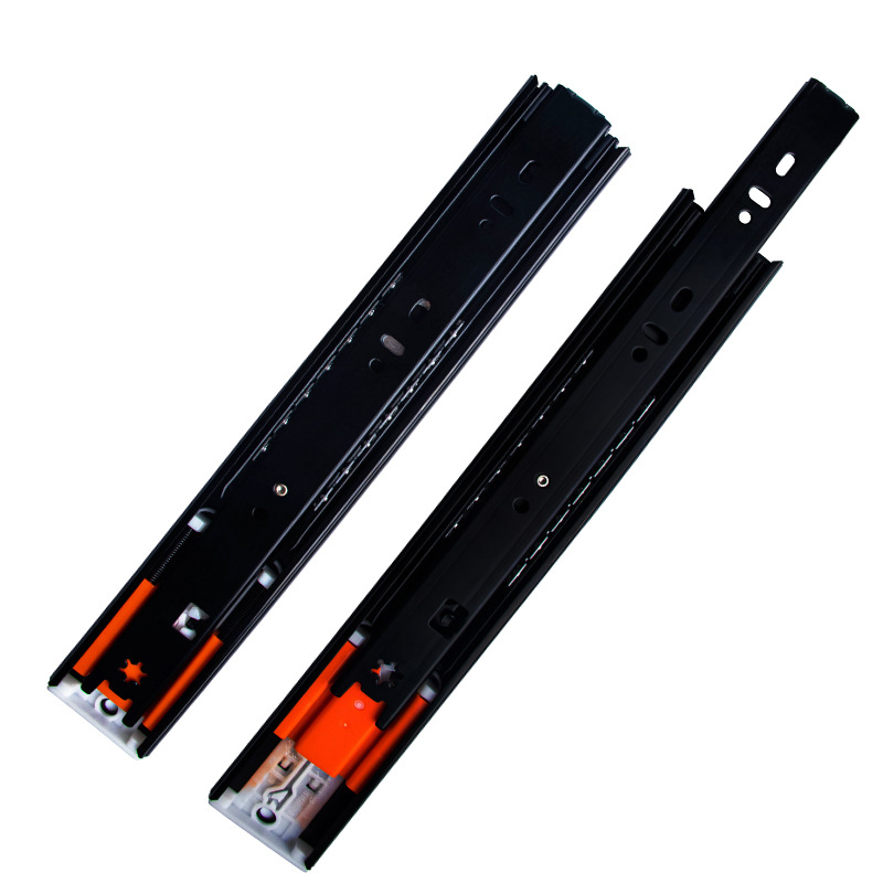 东泰dtc抽屉反弹滑轨免拉手按压隐形三节轨导轨橱柜轨道滑道五金