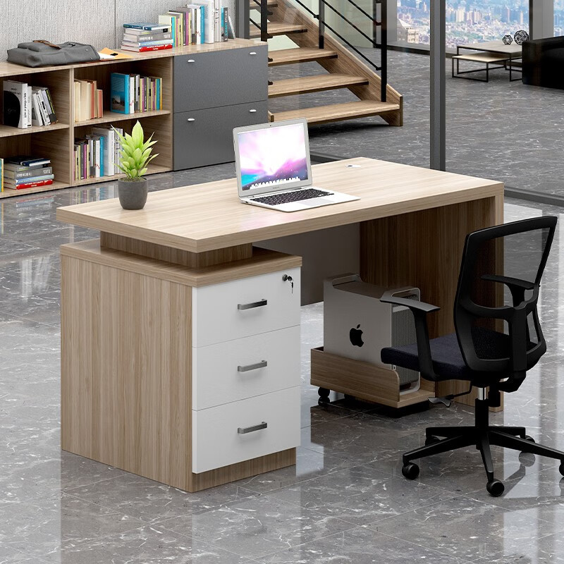 家用办公桌电脑桌现代简约职员桌老板桌单人办公位卧室书房写字台
