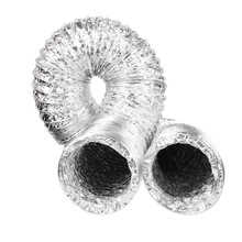 厂家通风铝箔软管铝单管浴霸换气扇铝箔排风管换气管伸缩排风管