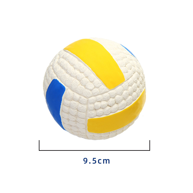 Yite Factory Direct Sales Internet Hot Dog Toy Latex Rugby Tennis Dog Bite Vocal Ball Pet Toy